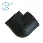 Customized HDPE Socket Fusion Fittings 90 Degree Elbow PE100 PN16 SDR11