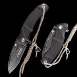 Black Blade Radial High Carbon Steel Dagger Knife 3Cr13 7.7 Inch for sale