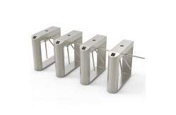 China RFID Fingerpirnt 510mm Arm Wire Drawing Tripod Turnstile Gate supplier