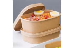 China Disposable OEM ODM Take Away Bowl Rectangle Microwavable For Salad Snack supplier