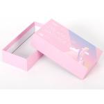 2mm Rigid Cardboard Gift Boxes Pink Printed Recyclable For Cosmetics for sale