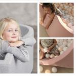 High Density Memory Foam Play Set With Ball Pit  Heart Shaped