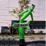 3M Custom Air Dancers Inflatable Tube Man Single Leg Digital Printing for sale