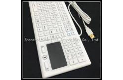 China Washable 122 Key USB PS2 Medical Silicone Keyboard supplier