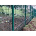 3m Width Roll Top Mesh Fencing Dark Green Pvc Coated For Security And Privacy for sale