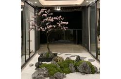 China Plant Sakura Real Touch Artificial Flowers Fabric Chinese Style Landscaping Tree supplier