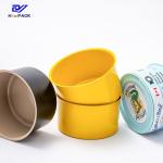 Orange Beef Can Round Shape Tin Cans D65X34mm 50 Gram Meat Packaging