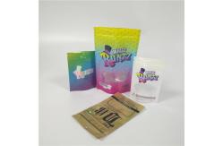 China Custom Printed Stand Up Pouch Packaging Glossy Surface Finish Cbd With Window supplier