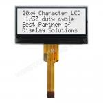 20*4 FSTN Monochrome I2C Wide Temperature LCD Module Winstar Replacement for sale