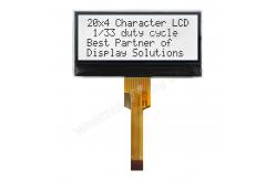 China 20*4 FSTN Monochrome I2C Wide Temperature LCD Module Winstar Replacement supplier