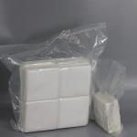 55% Cellulose 45% Polyester Presaturated Cleanroom Wipes 68g Fabric White Polyester Wiper 9x9