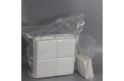 China 55% Cellulose 45% Polyester Presaturated Cleanroom Wipes 68g Fabric White Polyester Wiper 9x9 supplier
