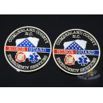 Craft Die Cast Brass Challenge Coin , Small 3D Challenge Coins With Epoxy