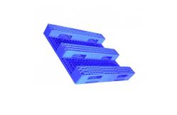 China 120x80cm Warehouse Plastic Pallets For Storage PE Single Faced supplier