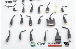 China 101mm - 500mm Dc Power Cable Injection Molding Customized For Game Machine supplier
