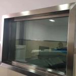 2.5kg/M2 Rectangular Lead Glass Radiation Shielding With >90% Transmittance for sale