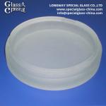 Customized Frosted Soda Lime Glass Light Covers / Lighting Glass Cover for sale