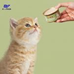 D65x34mm 80g Empty Tinplate Can Packed Pet Food Can Without PBA for sale