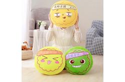 China Cotton Material Plush Toy Pillow Smooth Feeling Printing Logo 20 / 40CM supplier
