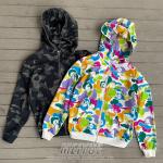 Customized Color Block Full Zip Up Hoodie 500gsm Streetwear Digital Print Embroidery Logo Hoodie for sale