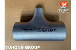 China Buttweld Fittings ASTM A403 WP316L Reducing Tee Customized Size B16.9 supplier