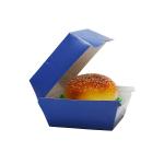 Burger Box Wholesale Customized Logo Biodegradable Corrugated Paper Fast Food Box for sale