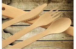 China 100% Bamboo Forks Spoons Knives Cutlery Compostable Biodegradable Utensils Set supplier