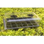 Plastic Seed Germination Trays With Dome Black Vegetable Plant Horticulture Seed for sale