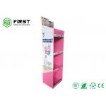 Custom Color Printed Cardboard Floor Displays , Cardboard Display Stands For Promotion for sale