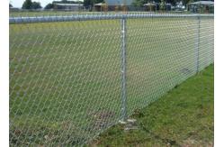 China Galvanized Chain Link Fence Fabric Pvc Coated Frame supplier
