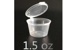 China 50ml 2oz Disposable Food Container Tableware Plastic Sauce Cup With Lids supplier