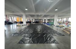China 20x27ft PVC Tarpaulin Fabric Heavy Duty Vinyl Coated Fabric Flatbed Steel Lumber Tarps supplier