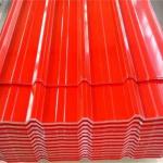 610MM GI Color Coated Corrugated Sheets Warehouse for sale