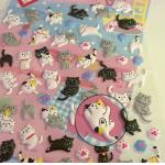 Cartoon 3d Stickers Customized Environmentally Friendly Materials Repeatedly Pasted for sale