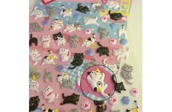 China Cartoon 3d Stickers Customized Environmentally Friendly Materials Repeatedly Pasted supplier