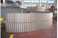 China Alloy Cast Steel Ball Mill Ring Gear For Mining Cement supplier