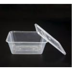 Disposable PP Plastic Take Away Box Microwavable With Lid