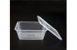 China Disposable PP Plastic Take Away Box Microwavable With Lid supplier