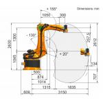Leading Robotics Companies  KR 470-2 PA Industrialization Robot Arm