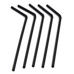 Drinking Straws in Black color for sale