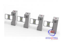 China Pedestrian Traffic Portable entry Swing Barrier Gate supplier