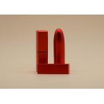Small Volume Red Lip Balm Tubes , Customized Lipstick Containers