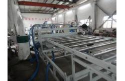 China Conical Twin Screw Plastic Extruder , WPC Board Production Line supplier