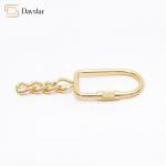 Diy Keychain Crafts / Jewelry Making Metal Locking Carabiner Keychain With Jump Rings