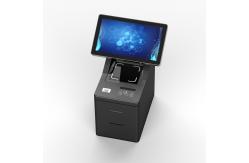 China Hotel Self Service 65W Check In Kiosk With MIC Key Card Dispenser supplier