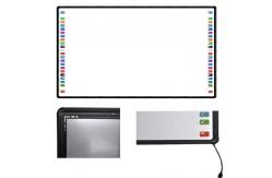 China High Precision Control Interactive Smart Whiteboard 102 Inch Aluminum Alloy Frame supplier