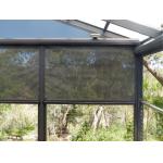 Window Zip Track Awning Sunscreen Blinds 52x10mm Alu Anodized for sale