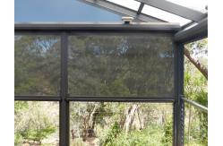 China Window Zip Track Awning Sunscreen Blinds 52x10mm Alu Anodized supplier