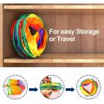 Portable Collapsible 3 Way Cat Tunnel With Pom Ball