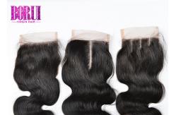 China Body Wave Indian Human Hair Extensions With Lace Closure In Mozambique Soft supplier